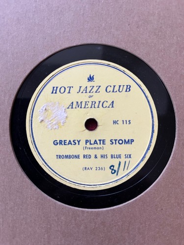 78rpm jazz trombone - red, &