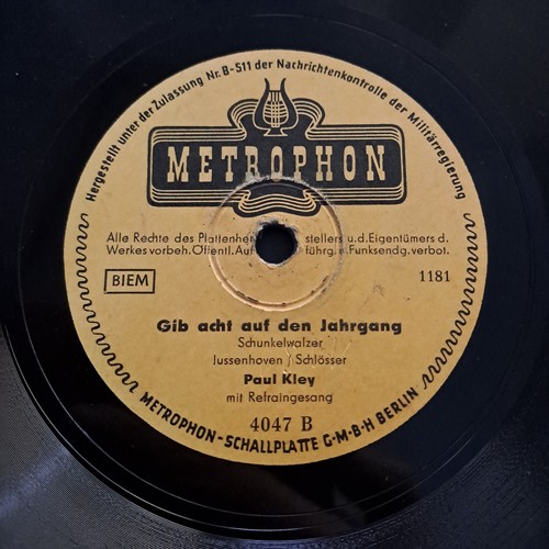 Schellackplatten konvolut - schellackplatten, 8x